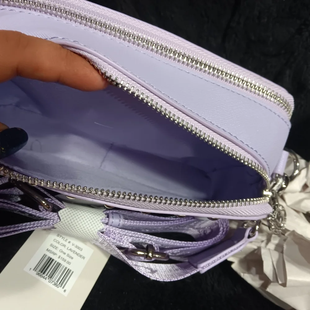 *SOLD* NWT Valentino Orlandi lavender crossbody bag - Picture 5 of 7